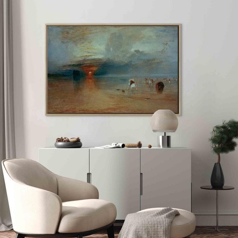 Quadro - Calais Beach, Low Tide in Poster e stampe Collezione Casa - Trebisacce, commercioVirtuoso.it