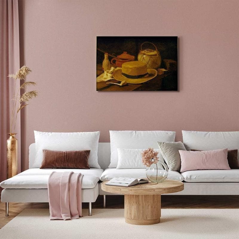 Quadro - Still life with yellow straw hat (Vincent Van Gogh) in Poster e stampe Collezione Casa - Trebisacce, commercioVirtuoso.it