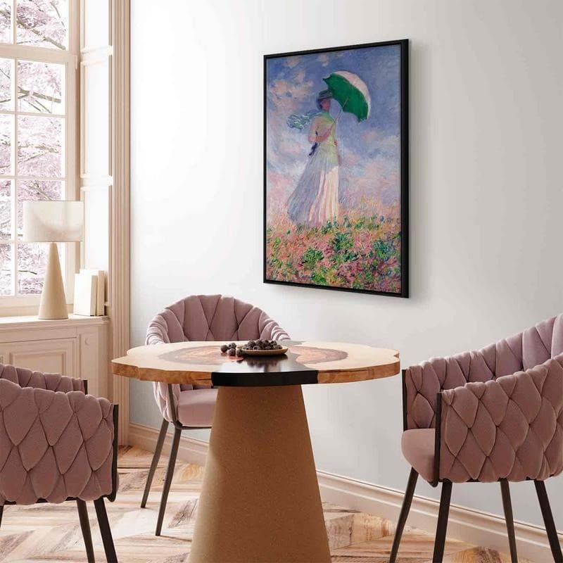 Quadro - Woman with a Parasol, facing right in Poster e stampe Collezione Casa - Trebisacce, commercioVirtuoso.it