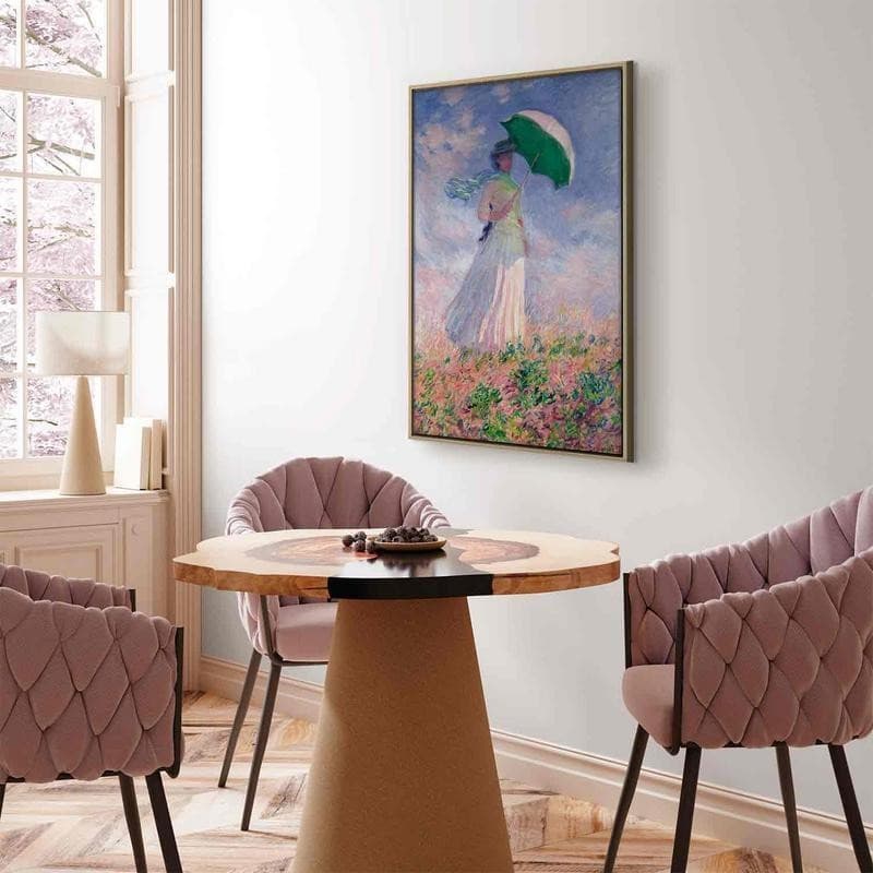 Quadro - Woman with a Parasol, facing right in Poster e stampe Collezione Casa - Trebisacce, commercioVirtuoso.it