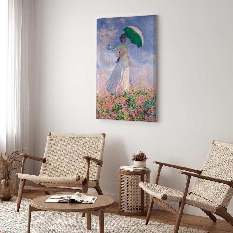 Quadro - Woman with a Parasol, facing right in Poster e stampe Collezione Casa - Trebisacce, commercioVirtuoso.it