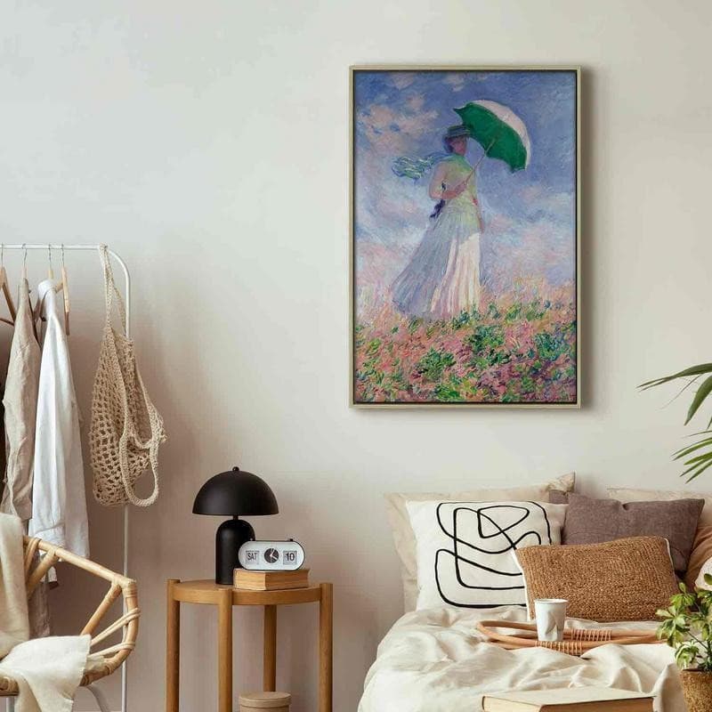 Quadro - Woman with a Parasol, facing right in Poster e stampe Collezione Casa - Trebisacce, commercioVirtuoso.it