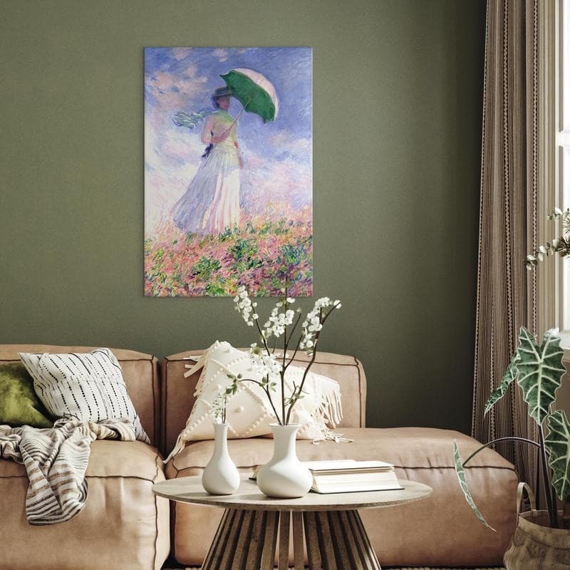 Quadro - Woman with a Parasol, facing right in Poster e stampe Collezione Casa - Trebisacce, commercioVirtuoso.it