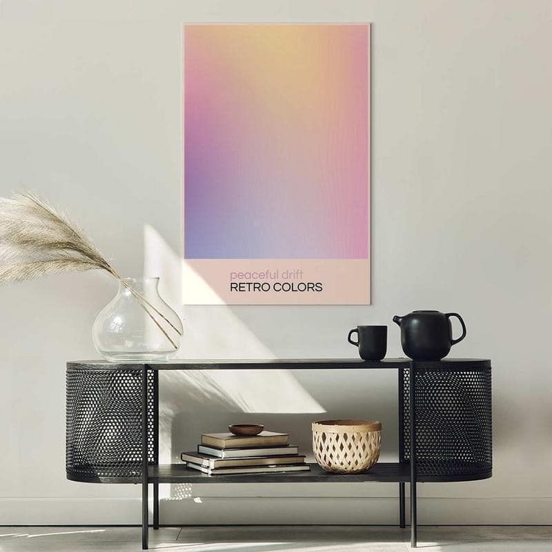 Quadro - Peaceful Drift - Delicate Pastel Shades Creating a Harmonious Whole in Poster e stampe Collezione Casa - Trebisacce, commercioVirtuoso.it