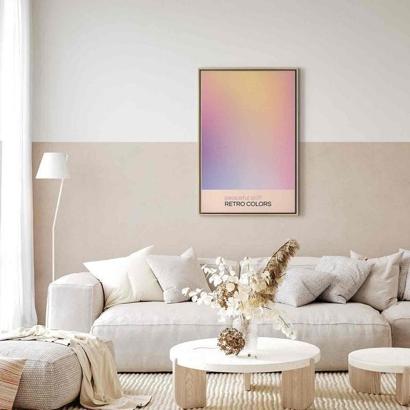 Quadro - Peaceful Drift - Delicate Pastel Shades Creating a Harmonious Whole in Poster e stampe Collezione Casa - Trebisacce, commercioVirtuoso.it