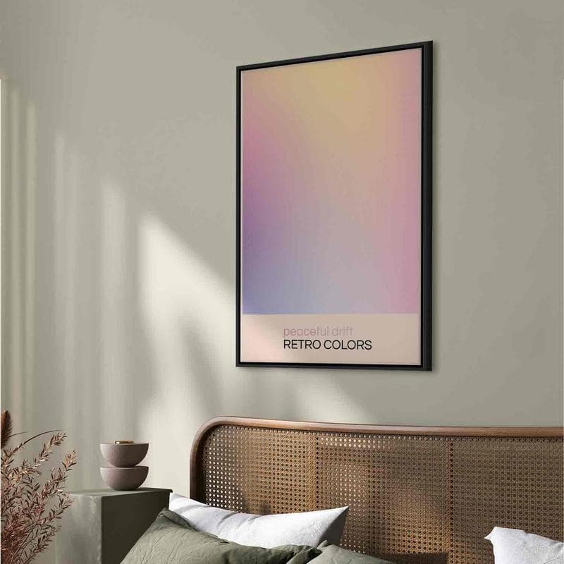 Quadro - Peaceful Drift - Delicate Pastel Shades Creating a Harmonious Whole in Poster e stampe Collezione Casa - Trebisacce, commercioVirtuoso.it