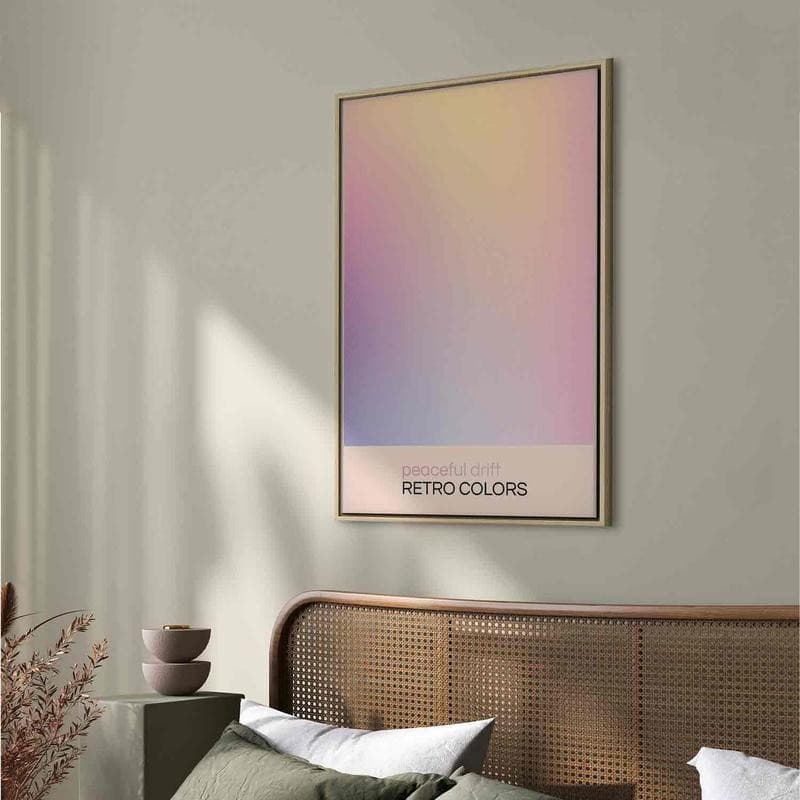 Quadro - Peaceful Drift - Delicate Pastel Shades Creating a Harmonious Whole in Poster e stampe Collezione Casa - Trebisacce, commercioVirtuoso.it