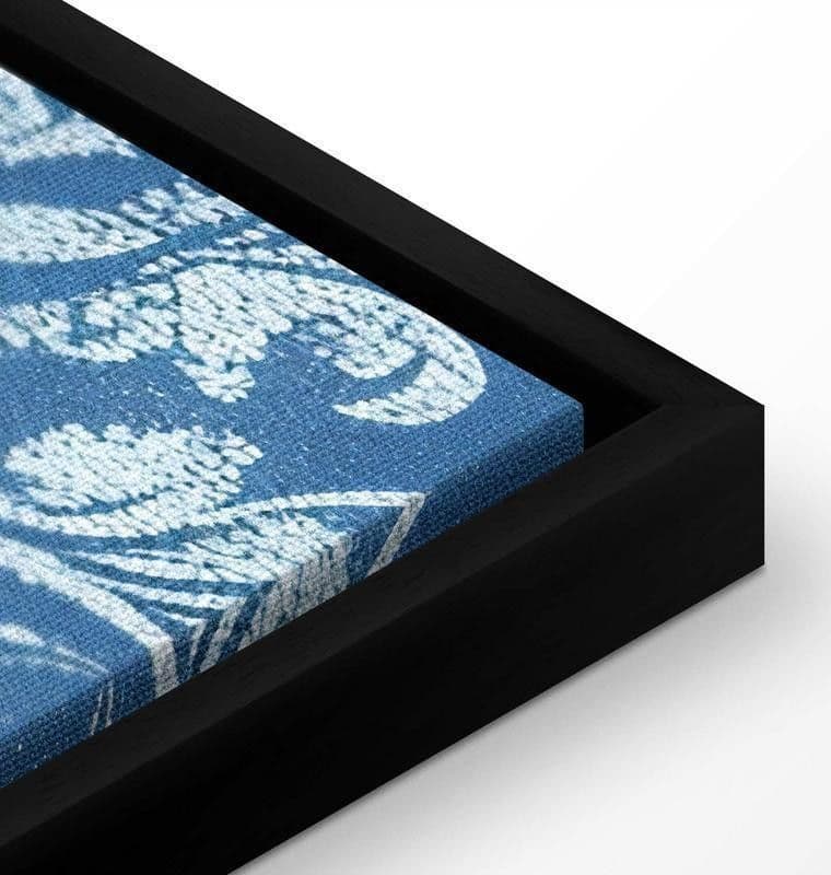 Quadro - Retro Ornament Decorative Motif in Worn Blues in Poster e stampe Collezione Casa - Trebisacce, commercioVirtuoso.it