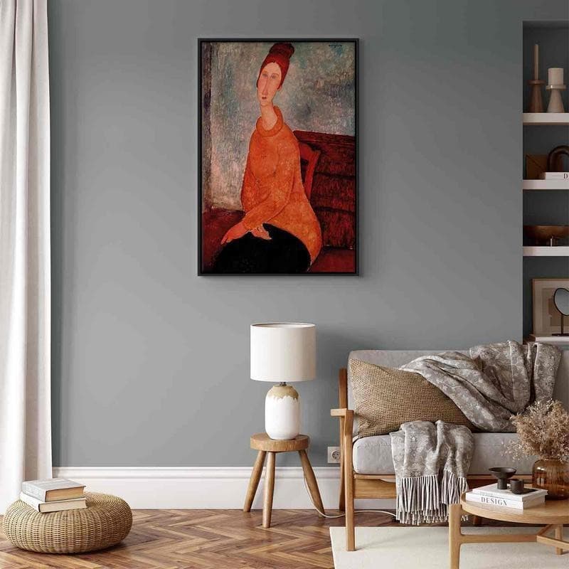 Quadro - Jeanne Hebuterne in a Yellow Sweater in Poster e stampe Collezione Casa - Trebisacce, commercioVirtuoso.it