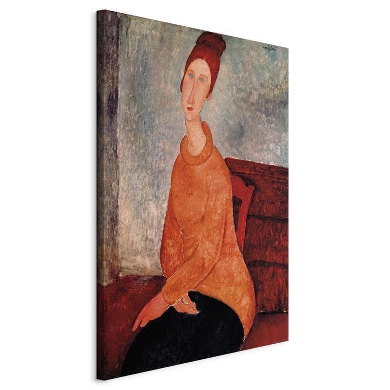 Quadro - Jeanne Hebuterne in a Yellow Sweater in Poster e stampe Collezione Casa - Trebisacce, commercioVirtuoso.it