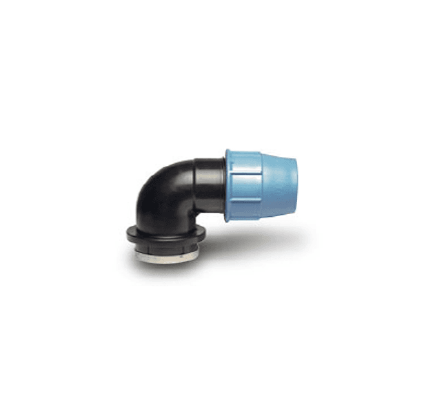MASIDEF T1550023 GOMITO IN POLIPROPILENE A 90° CON DERIVAZIONE F 32X1"
