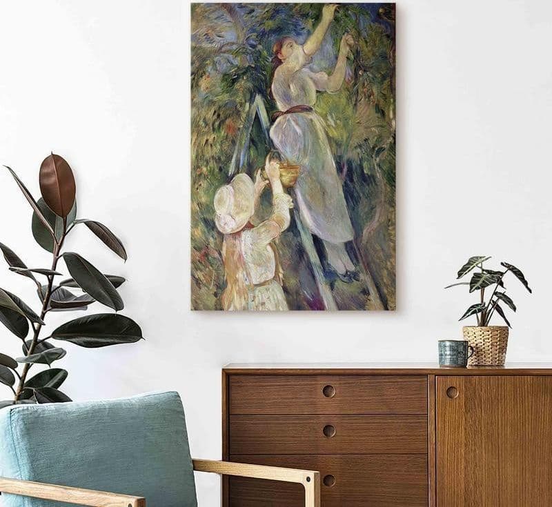 Quadro - The Cherry Picker (Berthe Morisot) in Poster e stampe Collezione Casa - Trebisacce, commercioVirtuoso.it