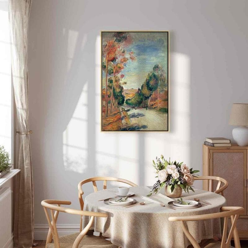 Quadro - Paysage dEssoyes (Pierre-Auguste Renoir) in Poster e stampe Collezione Casa - Trebisacce, commercioVirtuoso.it