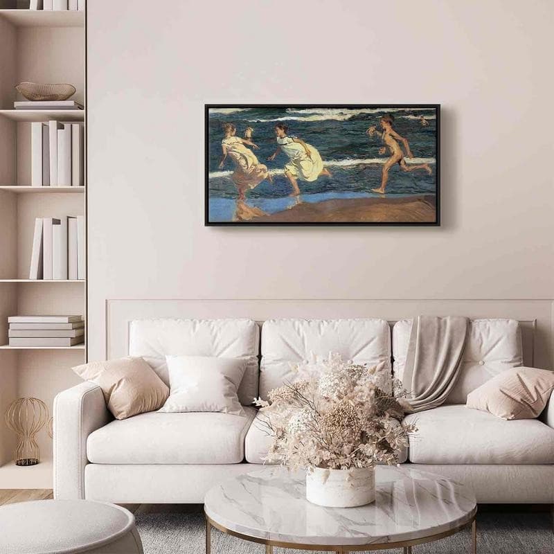 Quadro - Running along the Beach (Joaquín Sorolla y Bastida) in Poster e stampe Collezione Casa - Trebisacce, commercioVirtuoso.it
