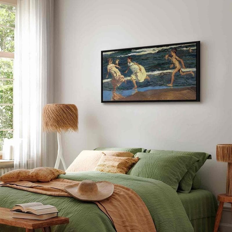 Quadro - Running along the Beach (Joaquín Sorolla y Bastida) in Poster e stampe Collezione Casa - Trebisacce, commercioVirtuoso.it