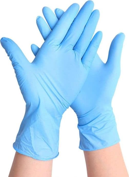 Guanti nitrile tg. M pacco da 100pz senza polvere monouso non sterili ambidestri in Monouso Aloiserw.com - Altomonte, commercioVirtuoso.it