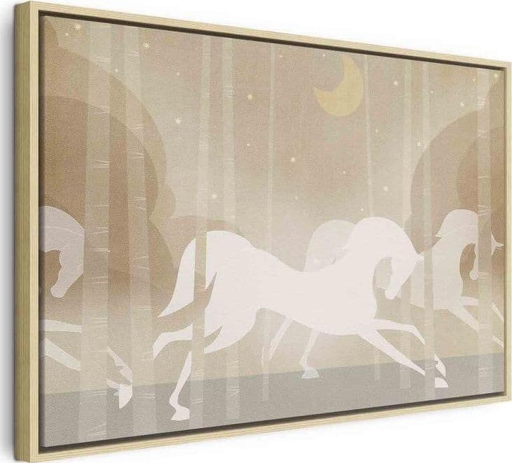 Quadro - Moon Horses - Horses Galloping Among Trees on a Starry Night in Poster e stampe Collezione Casa - Trebisacce, commercioVirtuoso.it