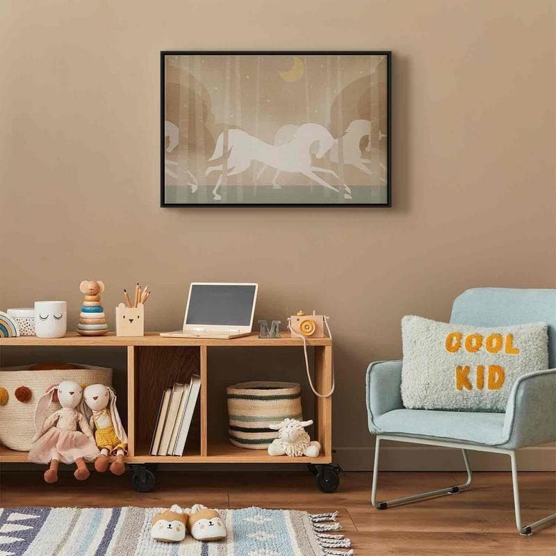 Quadro - Moon Horses - Horses Galloping Among Trees on a Starry Night in Poster e stampe Collezione Casa - Trebisacce, commercioVirtuoso.it