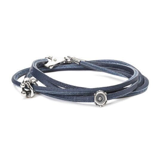 Trollbeads Bracciale Cuoio Blu in Bracciali Alba Gioielli - Casoria, commercioVirtuoso.it