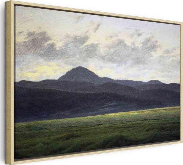 Quadro - Berglandschaft in Böhmen (Caspar David Friedrich) in Poster e stampe Collezione Casa - Trebisacce, commercioVirtuoso.it