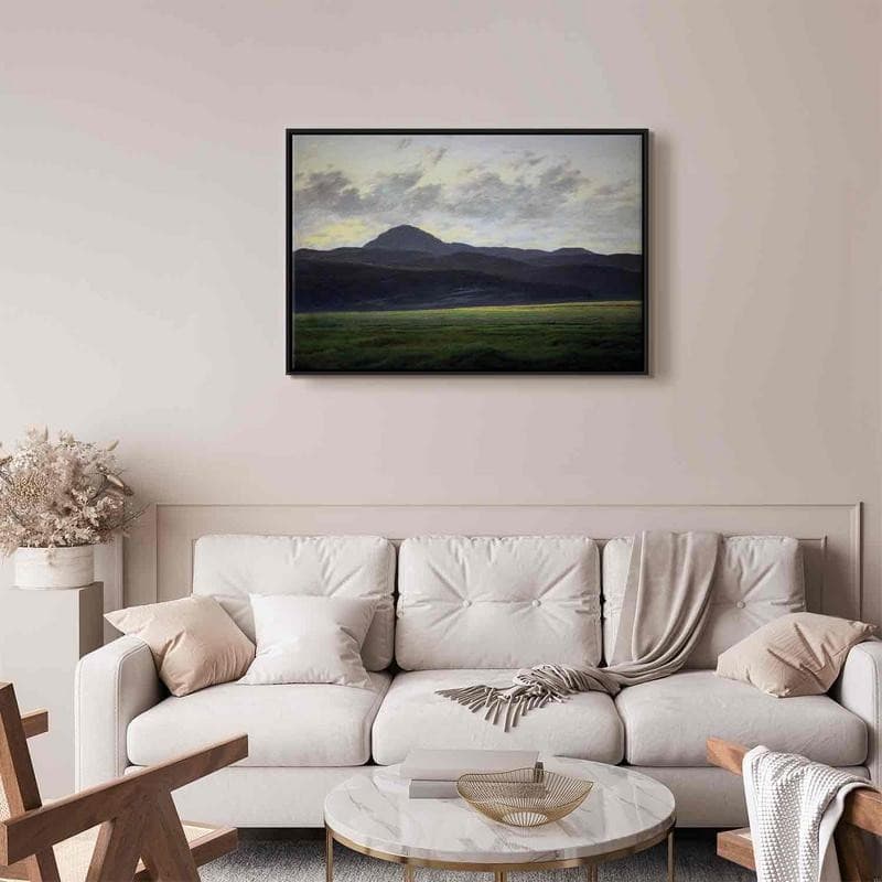 Quadro - Berglandschaft in Böhmen (Caspar David Friedrich) in Poster e stampe Collezione Casa - Trebisacce, commercioVirtuoso.it
