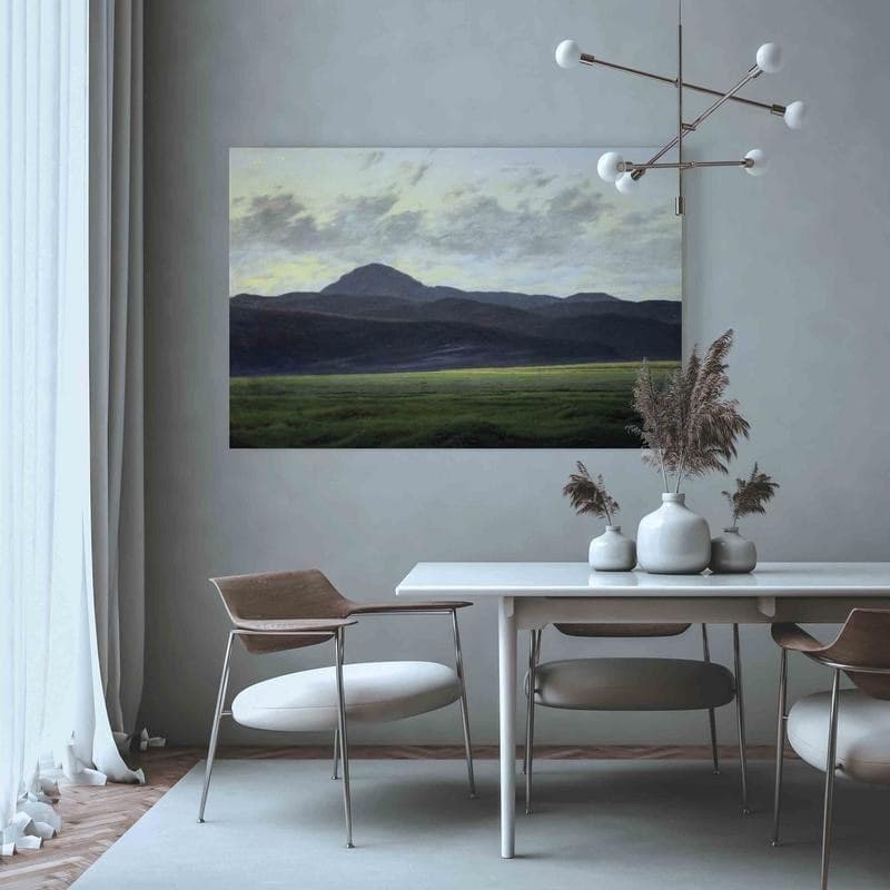 Quadro - Berglandschaft in Böhmen (Caspar David Friedrich) in Poster e stampe Collezione Casa - Trebisacce, commercioVirtuoso.it