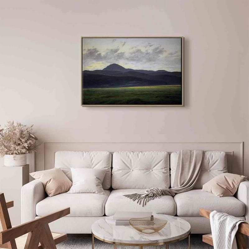 Quadro - Berglandschaft in Böhmen (Caspar David Friedrich) in Poster e stampe Collezione Casa - Trebisacce, commercioVirtuoso.it