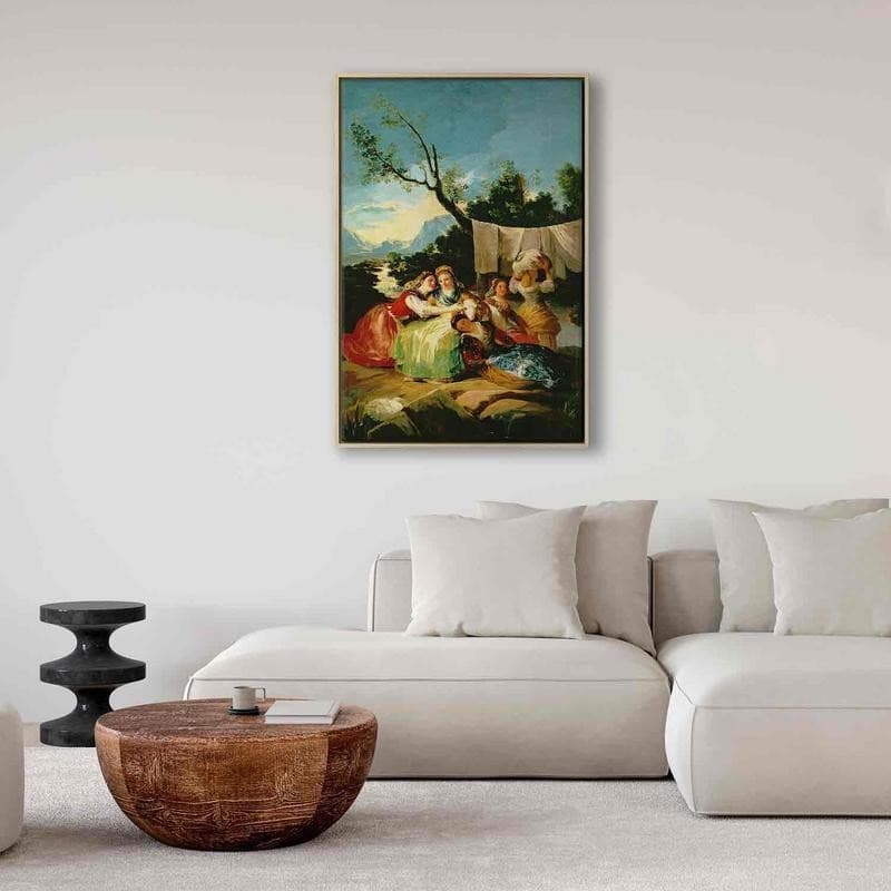 Quadro - The Washerwomen before (Francisco Goya) in Poster e stampe Collezione Casa - Trebisacce, commercioVirtuoso.it