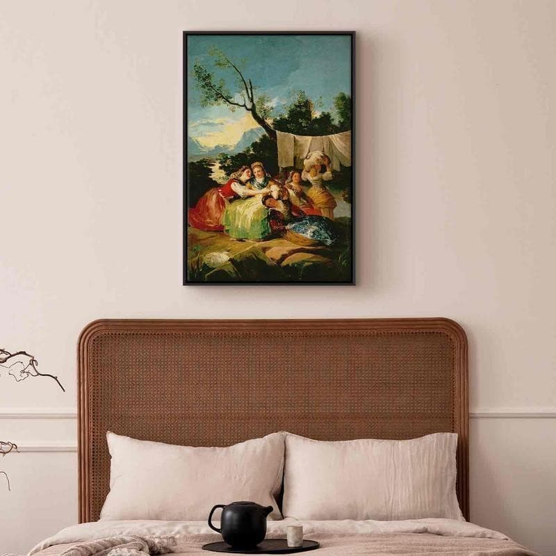 Quadro - The Washerwomen before (Francisco Goya) in Poster e stampe Collezione Casa - Trebisacce, commercioVirtuoso.it