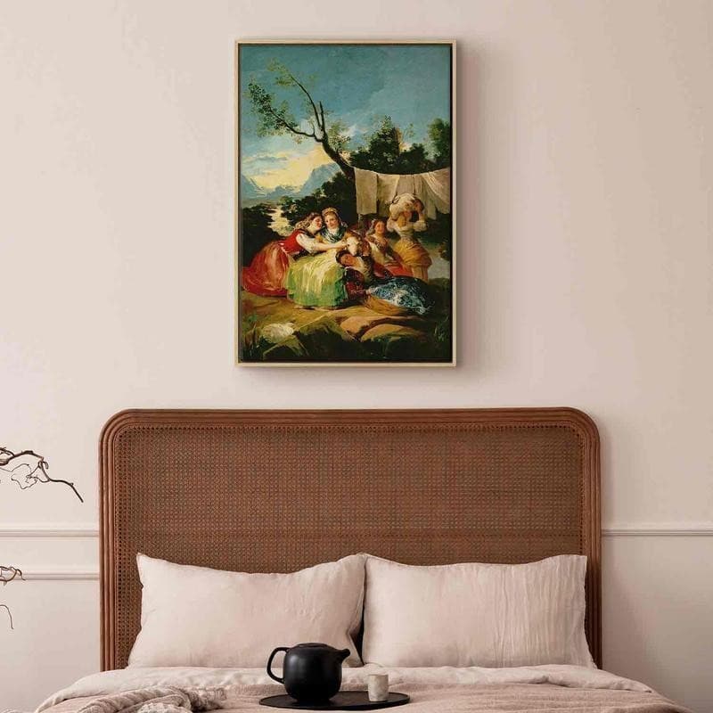 Quadro - The Washerwomen before (Francisco Goya) in Poster e stampe Collezione Casa - Trebisacce, commercioVirtuoso.it