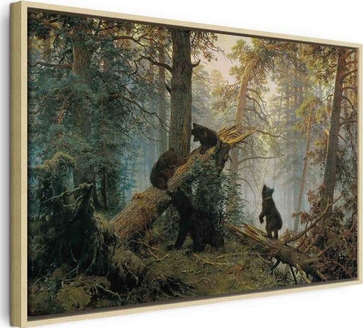Quadro - Morning in a Pine Forest in Poster e stampe Collezione Casa - Trebisacce, commercioVirtuoso.it