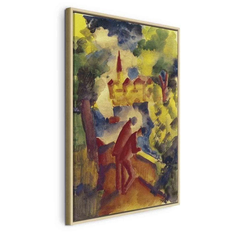 Quadro - Männer auf der Straße am See (August Macke) in Disegni Collezione Casa - Trebisacce, commercioVirtuoso.it