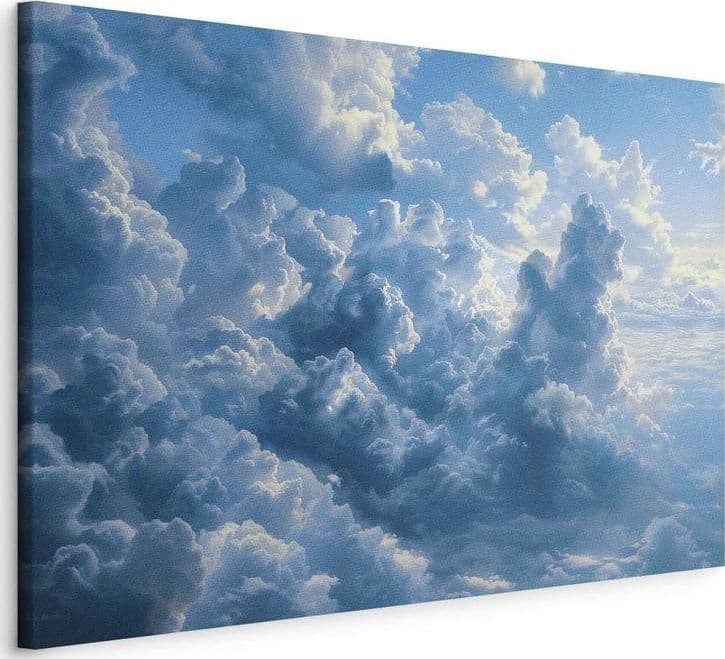 Quadro - Ocean in the Air: Waving Clouds Reflecting Morning Light in Poster e stampe Collezione Casa - Trebisacce, commercioVirtuoso.it