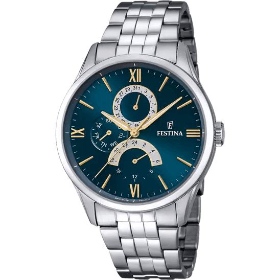 FESTINA - OROLOGIO UOMO BLU CON CINTURINO IN ACCIAIO in Orologi da polso Alba Gioielli - Casoria, commercioVirtuoso.it