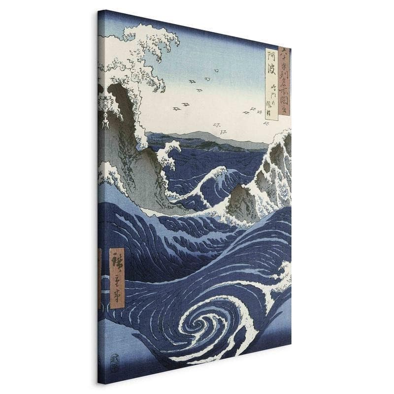 Quadro - View of the Naruto whirlpools at Awa from the series Rokuju-yoshu Meisho zue (Utagawa Hiroshige) in Poster e stampe Collezione Casa - Trebisacce, commercioVirtuoso.it