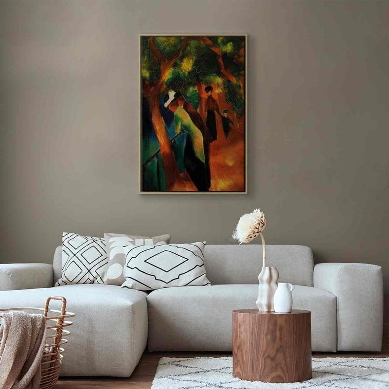 Quadro - Sonniger Weg (August Macke) in Poster e stampe Collezione Casa - Trebisacce, commercioVirtuoso.it