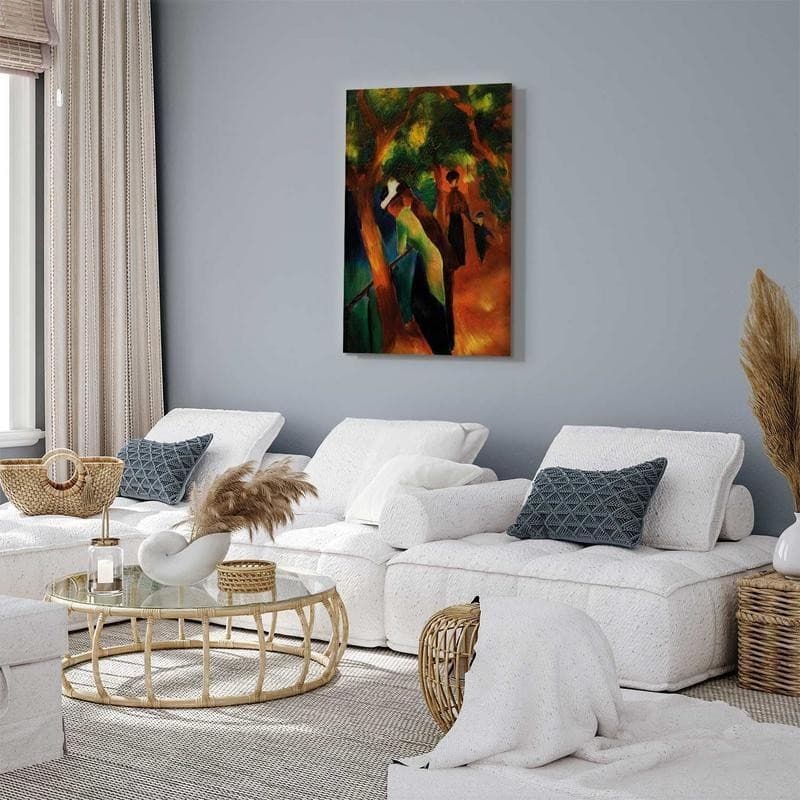 Quadro - Sonniger Weg (August Macke) in Poster e stampe Collezione Casa - Trebisacce, commercioVirtuoso.it