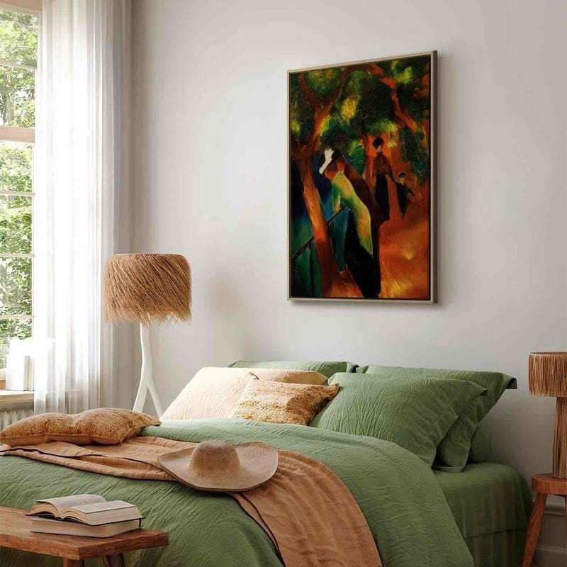 Quadro - Sonniger Weg (August Macke) in Poster e stampe Collezione Casa - Trebisacce, commercioVirtuoso.it