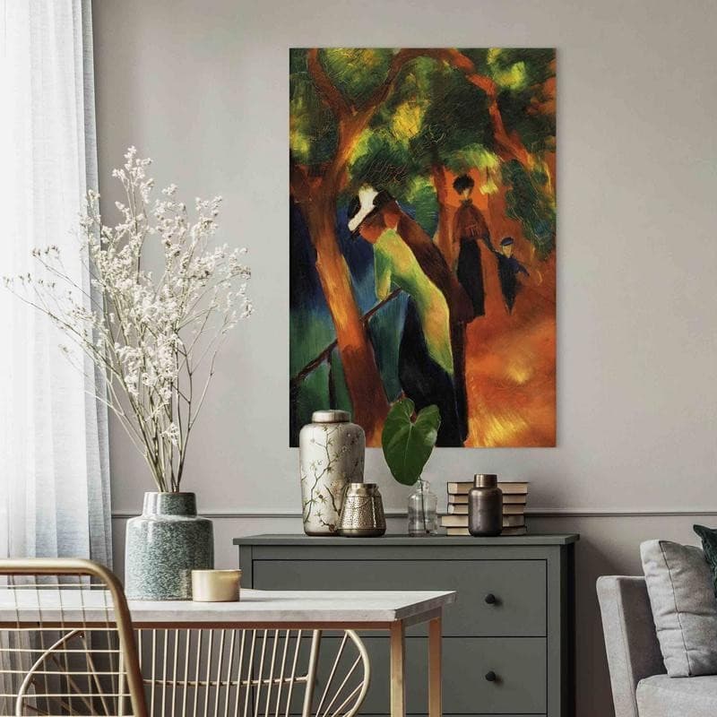 Quadro - Sonniger Weg (August Macke) in Poster e stampe Collezione Casa - Trebisacce, commercioVirtuoso.it