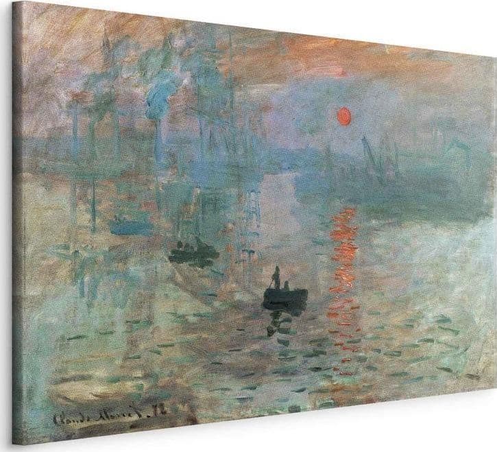 Quadro - Impression, Sunrise - Claude Monet’s Painted Landscape of the Port in Poster e stampe Collezione Casa - Trebisacce, commercioVirtuoso.it