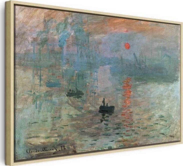 Quadro - Impression, Sunrise - Claude Monet’s Painted Landscape of the Port in Poster e stampe Collezione Casa - Trebisacce, commercioVirtuoso.it