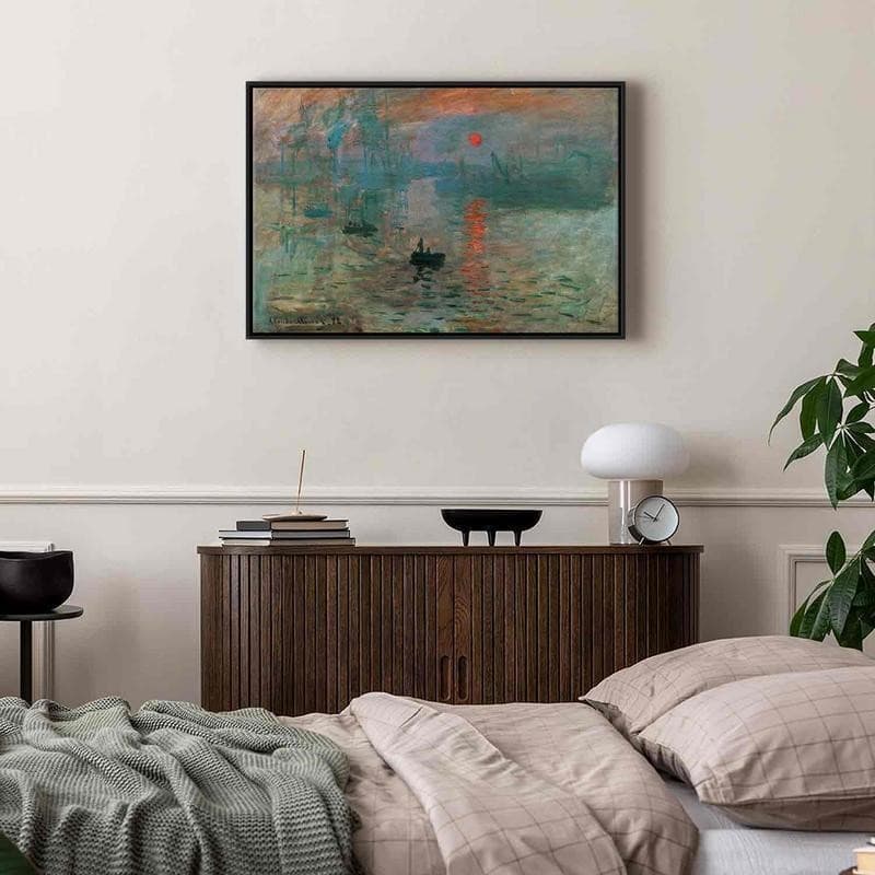 Quadro - Impression, Sunrise - Claude Monet’s Painted Landscape of the Port in Poster e stampe Collezione Casa - Trebisacce, commercioVirtuoso.it