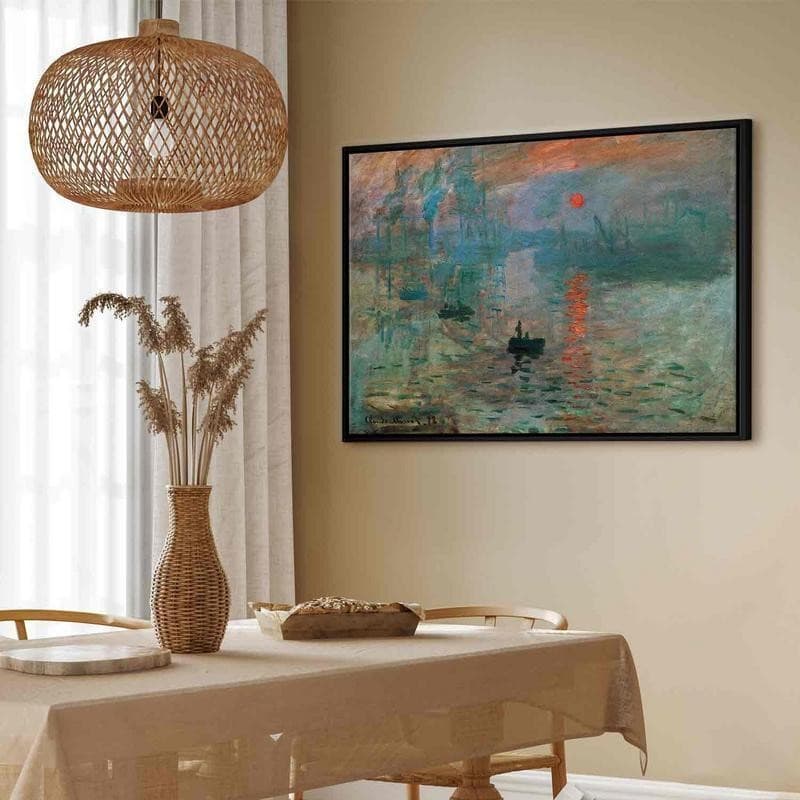 Quadro - Impression, Sunrise - Claude Monet’s Painted Landscape of the Port in Poster e stampe Collezione Casa - Trebisacce, commercioVirtuoso.it