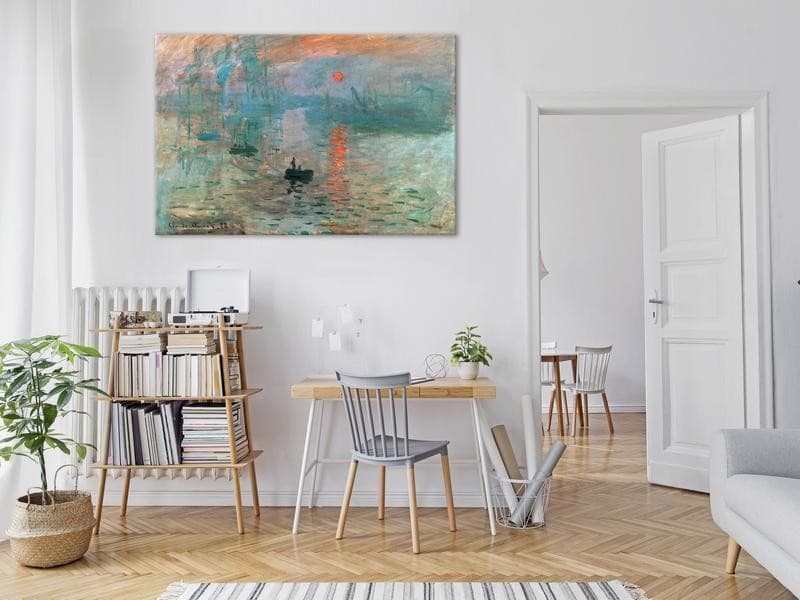 Quadro - Impression, Sunrise - Claude Monet’s Painted Landscape of the Port in Poster e stampe Collezione Casa - Trebisacce, commercioVirtuoso.it
