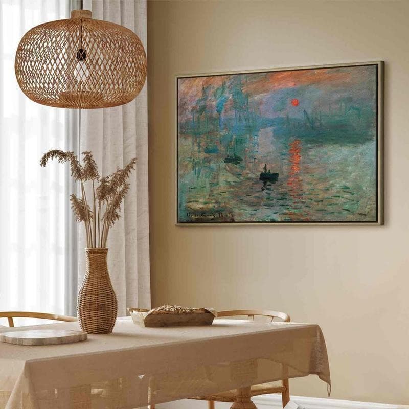 Quadro - Impression, Sunrise - Claude Monet’s Painted Landscape of the Port in Poster e stampe Collezione Casa - Trebisacce, commercioVirtuoso.it