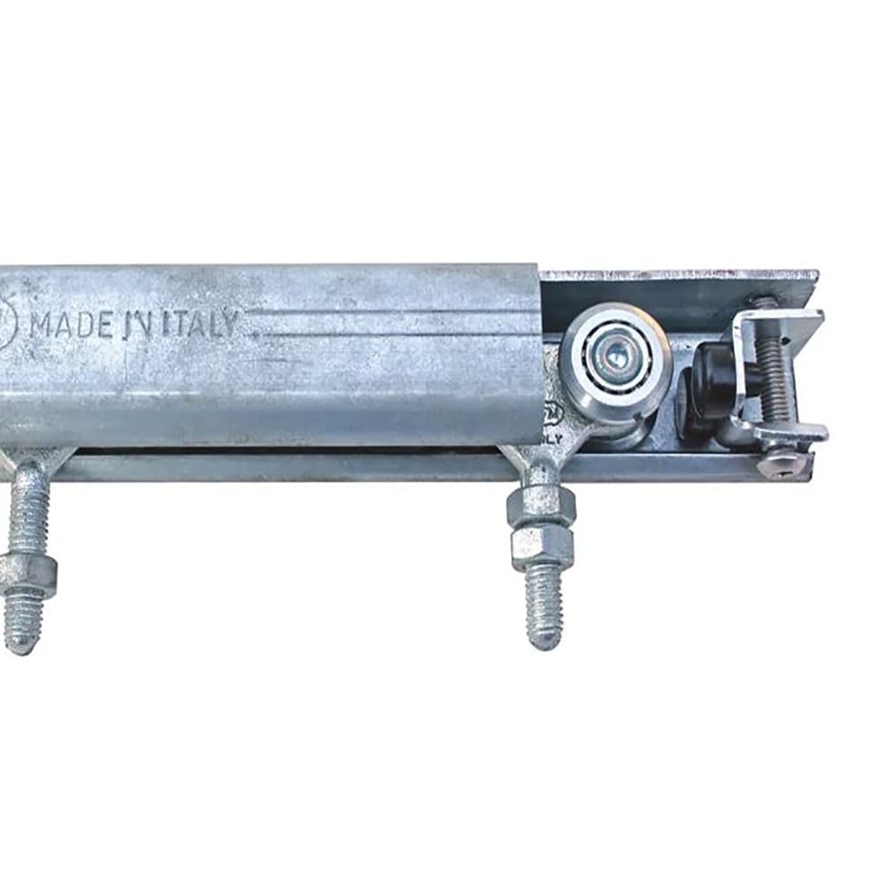 Ibfm art. 331 carrello in acciaio zincato con perno e 4 ruote da 24m per monorotaia 339P in Carrelli a mano Aloiserw.com - Altomonte, commercioVirtuoso.it