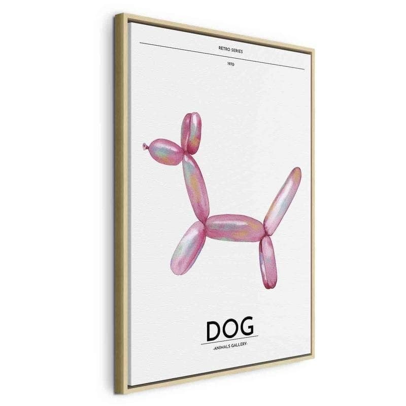 Quadro - Holo-Dog - Colorful Dog in Retro Style in Poster e stampe Collezione Casa - Trebisacce, commercioVirtuoso.it