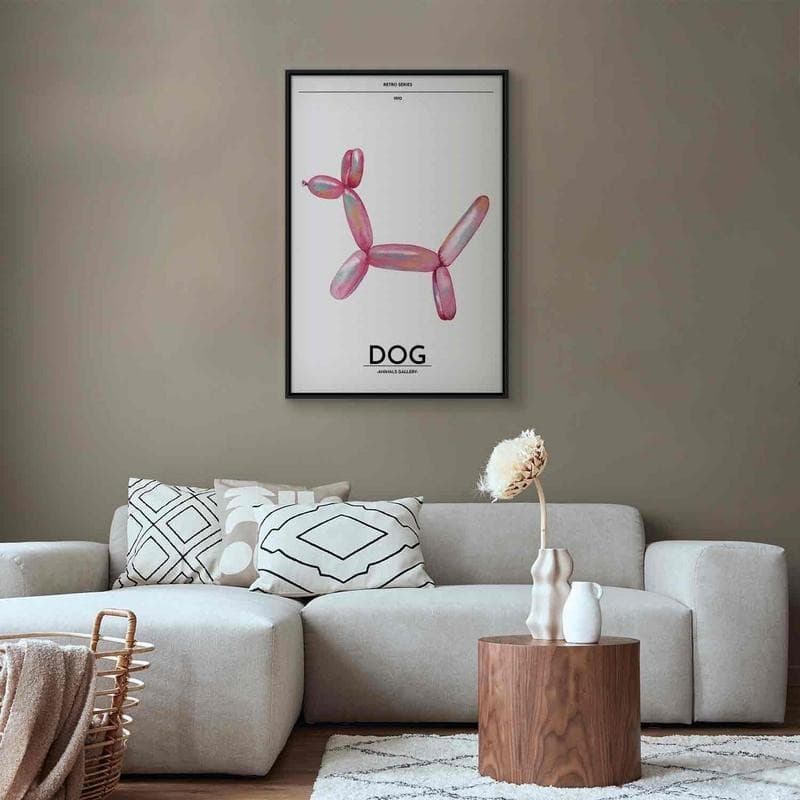 Quadro - Holo-Dog - Colorful Dog in Retro Style in Poster e stampe Collezione Casa - Trebisacce, commercioVirtuoso.it