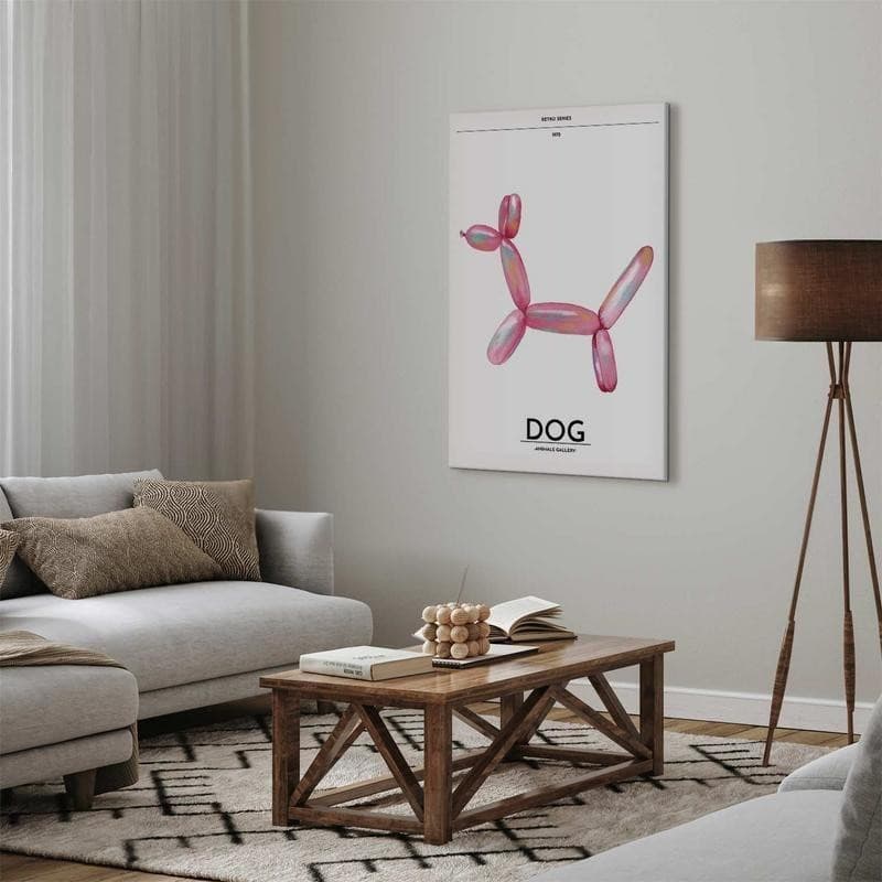 Quadro - Holo-Dog - Colorful Dog in Retro Style in Poster e stampe Collezione Casa - Trebisacce, commercioVirtuoso.it