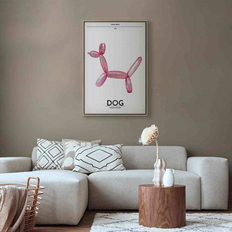 Quadro - Holo-Dog - Colorful Dog in Retro Style in Poster e stampe Collezione Casa - Trebisacce, commercioVirtuoso.it